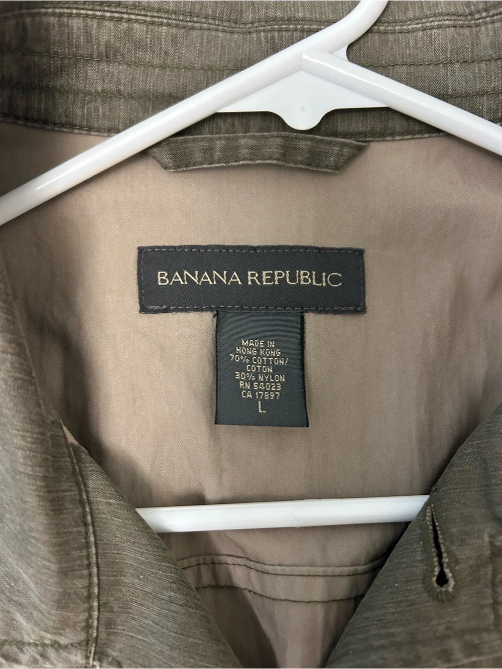 Banana Republic Olive Green Utility Jacket